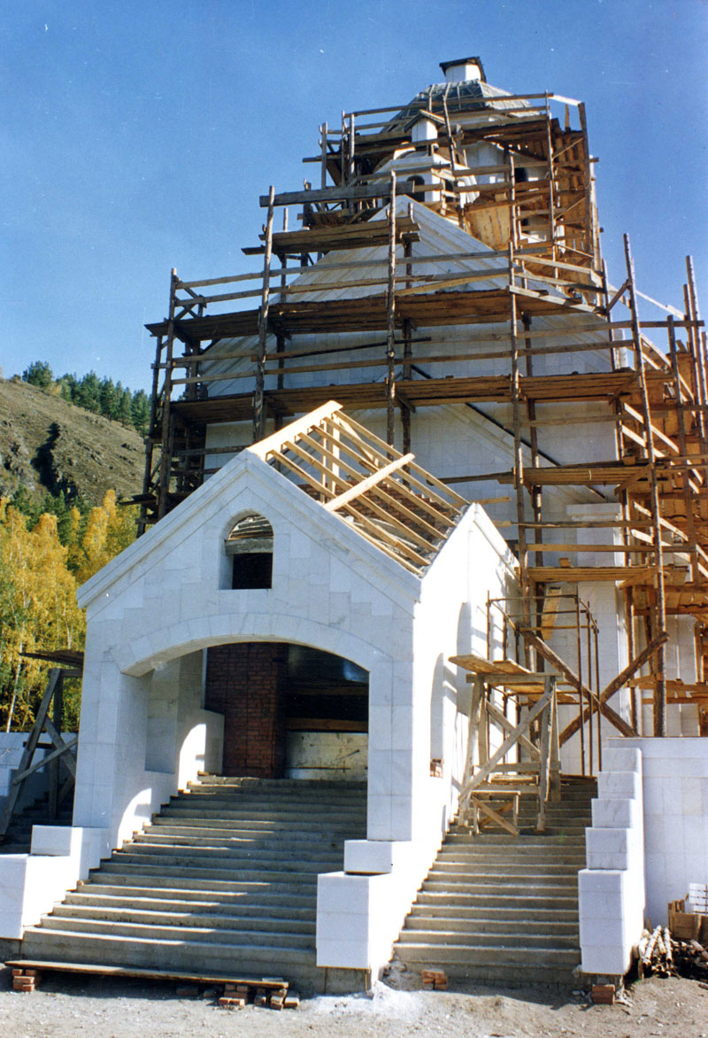 Церковь святой Евдокии. Строительство храма
